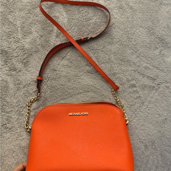 Michael Kors Bold Orange Crossbody Bag - Picture 4 of 6
